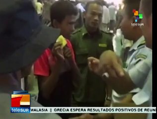 Rescata policía embarcación con 600 migrantes en Indonesia