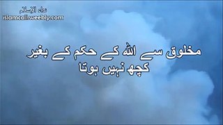 Makhlook se Allah ke Hukam ke Bagir kuch nai hota | Maulana Tariq Jameel
