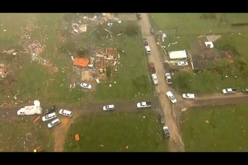 Une tempête ravage un village du Texas