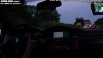 305 km/h / 190 mph GPS-speed G-Power BMW M3 SKII on German Autobahn