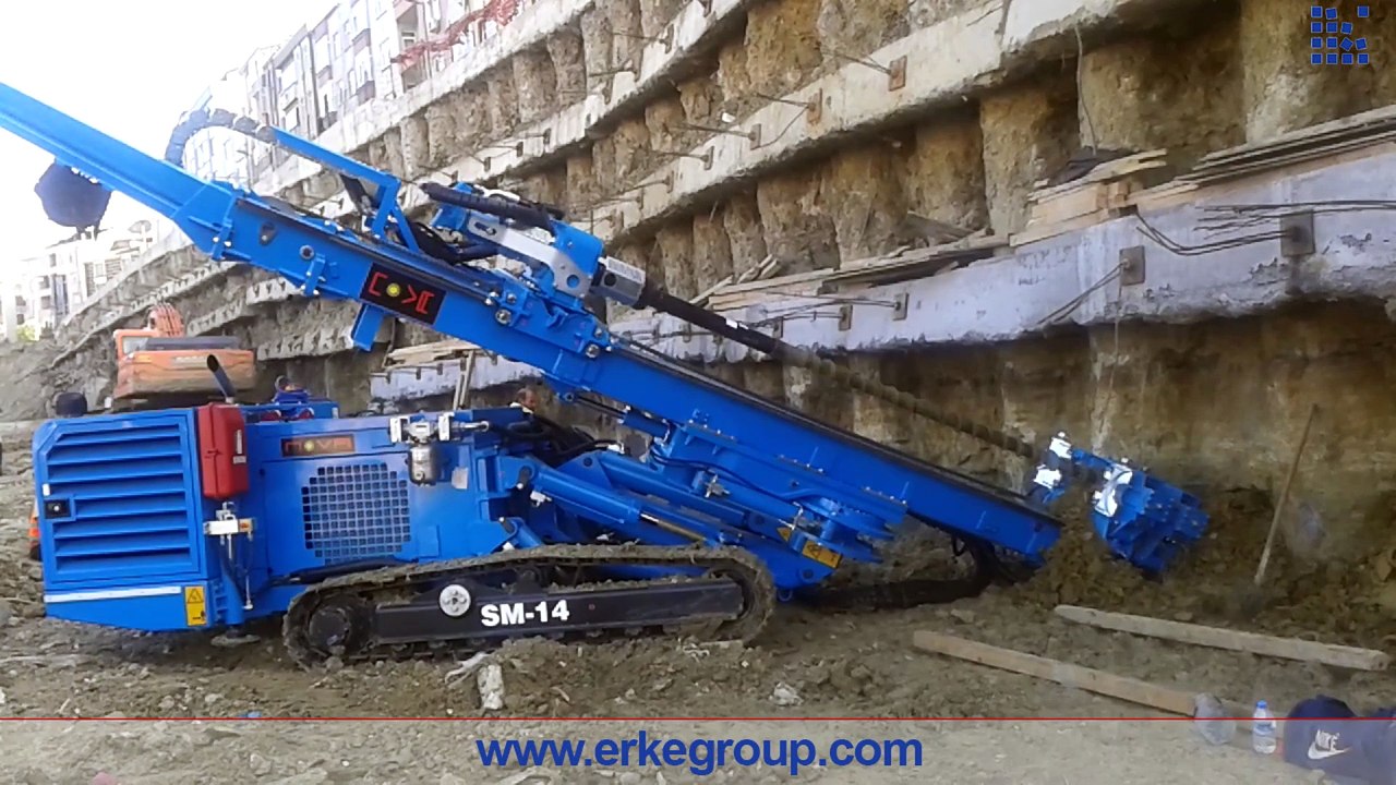 Mini Kazık Makinesi, Yeni Jenerasyon, Blue Line Soilmec SM-14, Nova Zemin, Erke Group, www.erkegroup.com