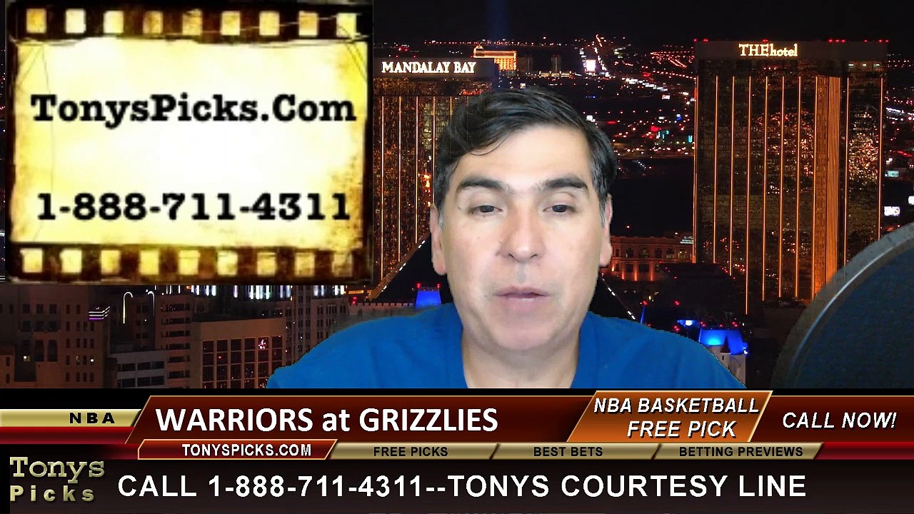NBA Game 4 Free Pick Prediction Memphis Grizzlies vs. Golden St Warriors Odds Playoff Preview 5-11-2015