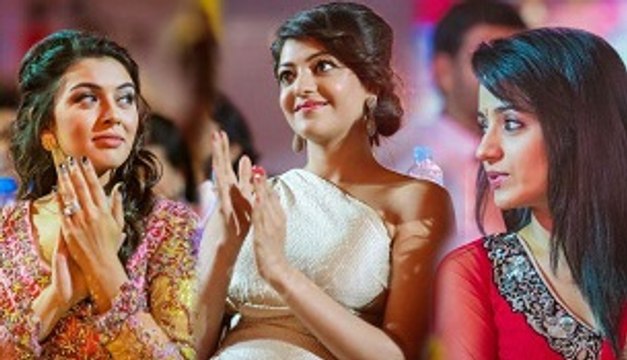 Hansika, Trisha & Kajal Agarwal together in Aranmanai II | 123 Cine news | Tamil Cinema News