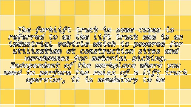 Importance Of Having A Forklift Certification
