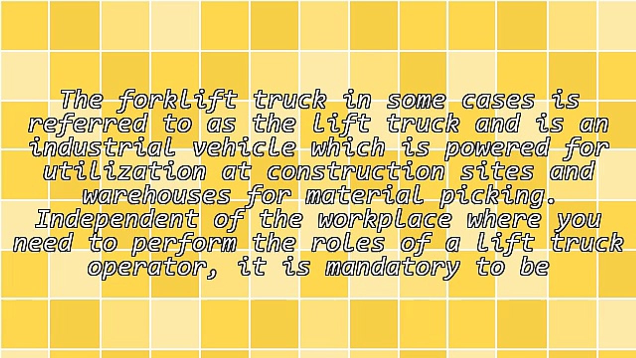 Importance Of Having A Forklift Certification