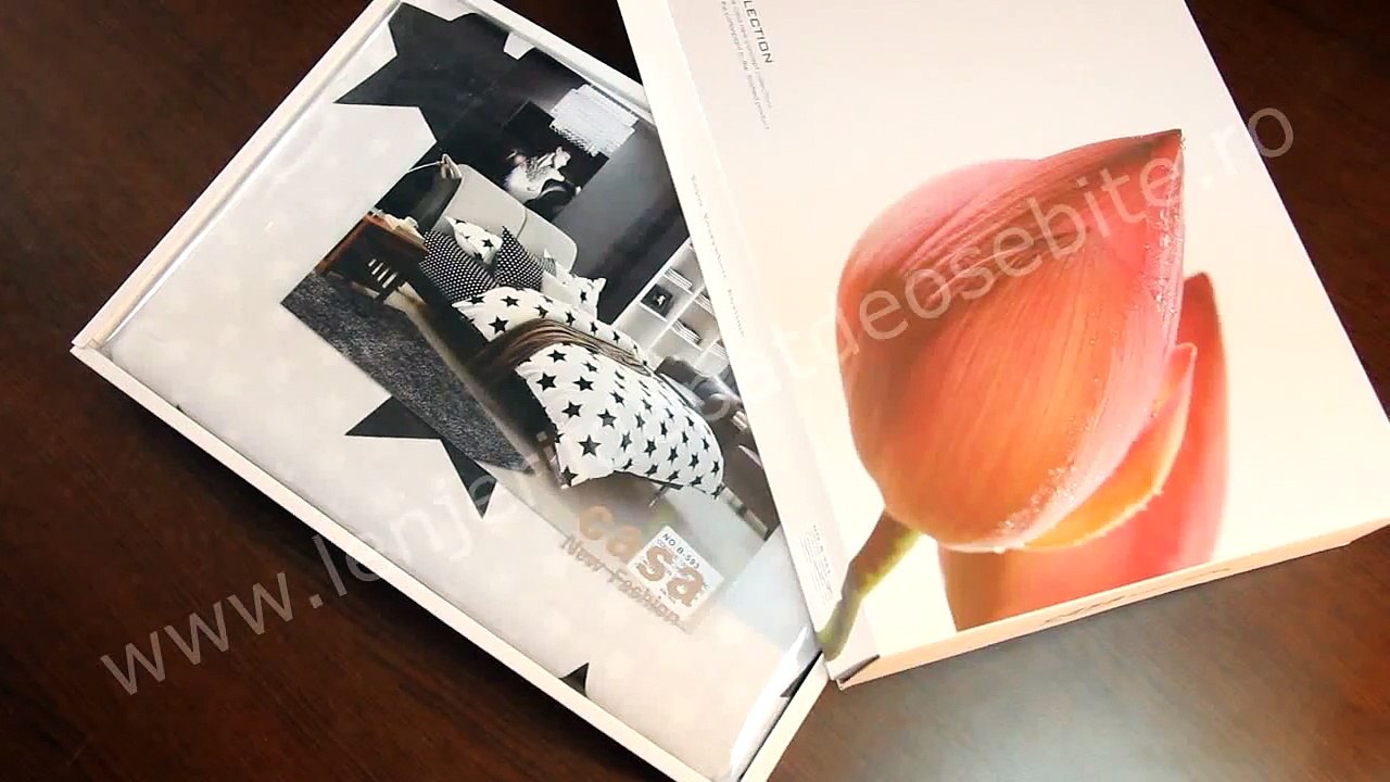 Lenjerii de pat din bumbac alb cu negru