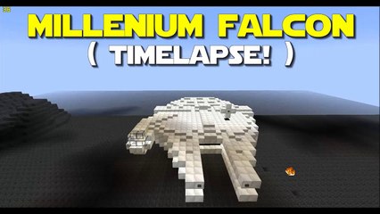 ✖ Millennium Falcon Timelapse - Minecraft - Star Wars