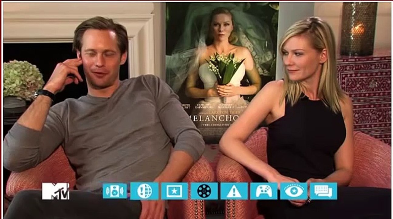 Alexander Skarsgard talks working with his dad Stellan in "Melancholia"