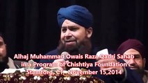 Owais Raza Qadri Sahab recited English naat  in USA_2015