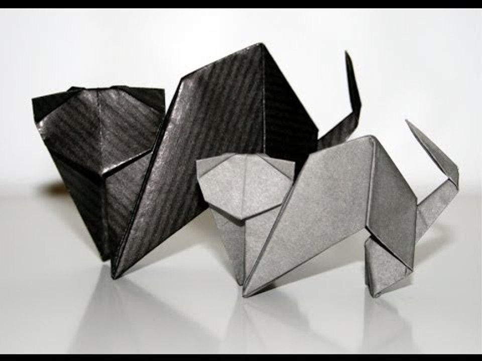Origami - Chat - Cat [Senbazuru]