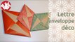 Origami - Lettre-enveloppe déco [Senbazuru]