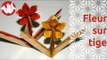 Origami - Fleur sur tige - Flower on stem [Senbazuru]