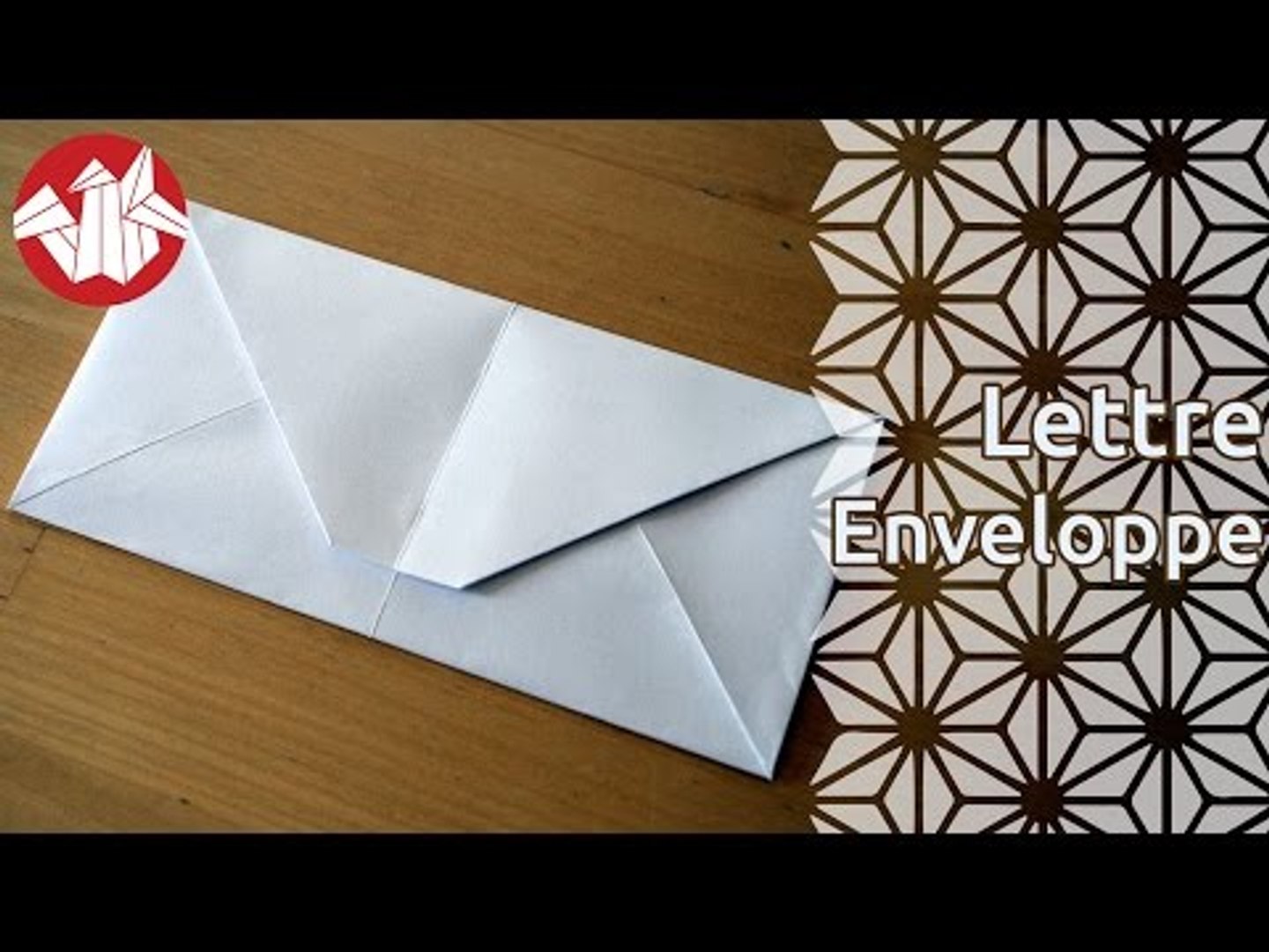 Origami - Lettre-enveloppe [Senbazuru] - Vidéo Dailymotion