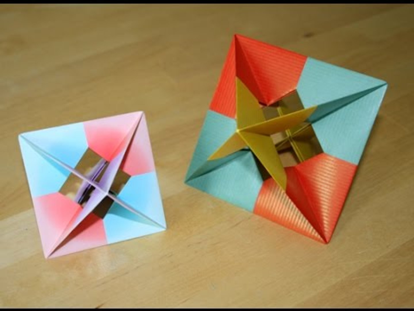 Origami - Etoile octogonale [Senbazuru] 