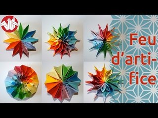 Origami - Feu d'artifice: Pliage modulaire qui se transforme [Senbazuru]