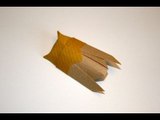 Origami - Cigale traditionnelle - Traditional Cicada [Senbazuru]