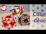 Origami - Cube décoratif - Decorative Cube [Senbazuru]