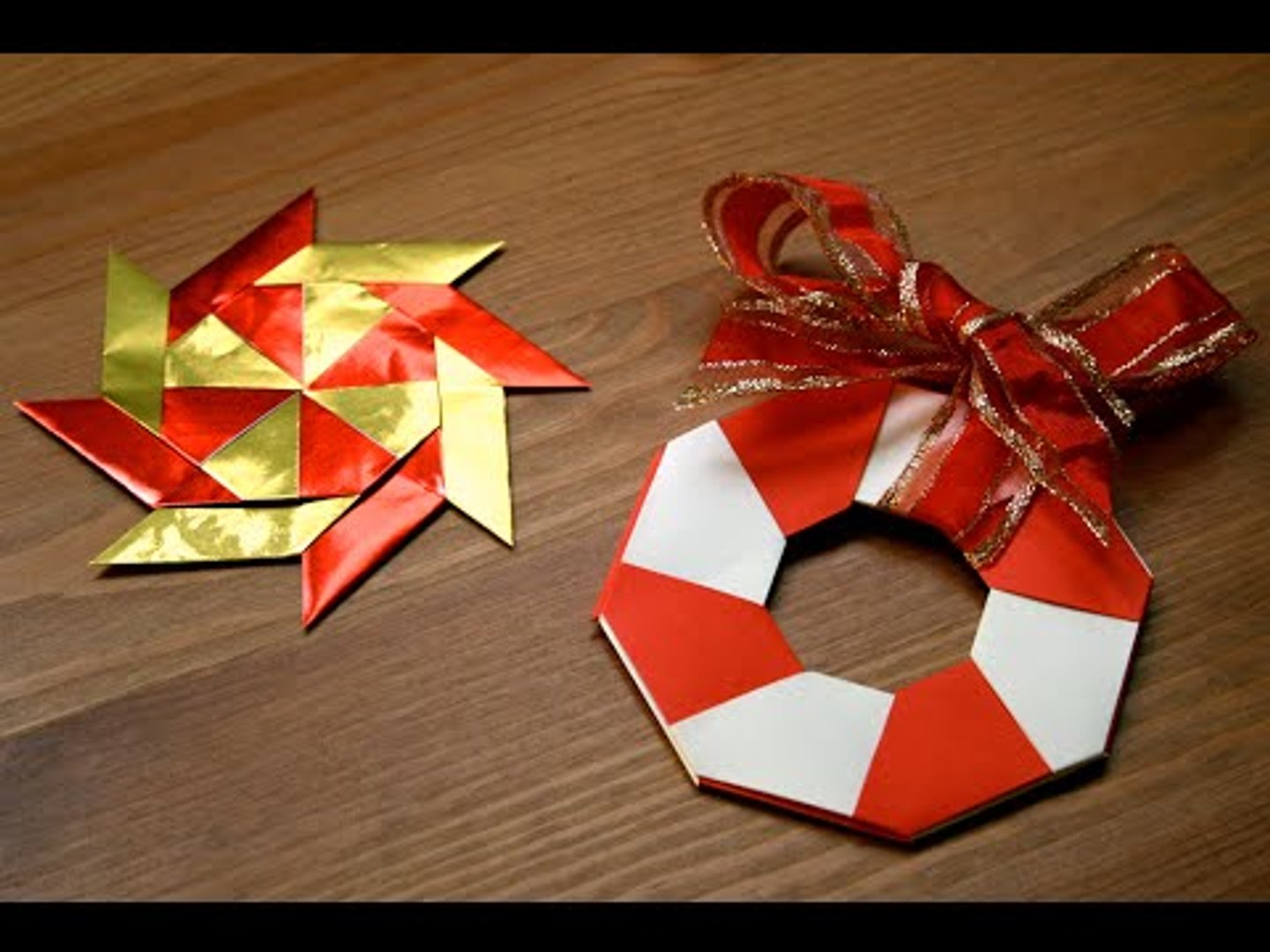 Origami pour les fêtes : l'étoile à cinq branches