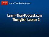 Learn Thai English Words 3 - Thai Language Lessons