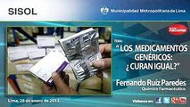 Los Medicamentos Genéricos:¿curan igual? / Q.F.Fernando Ruíz  Radio Nacional