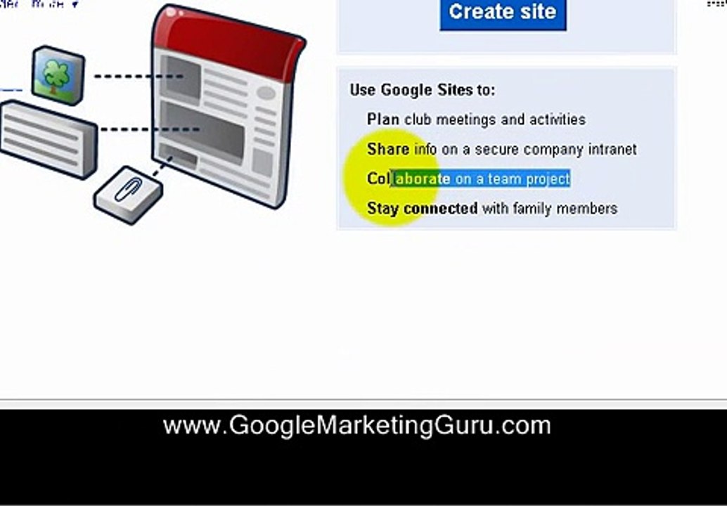 Using Google Sites For Collaboration, Team Building or Company Intranet