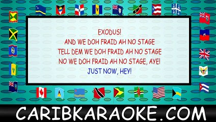 BUNJI GARLIN  EXODUS  LYRICS