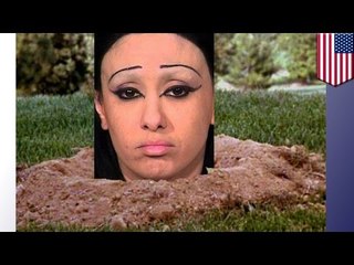 Mujer que atropello niño intenta infructuosamente esconderse de la policía en agujero en la tierra