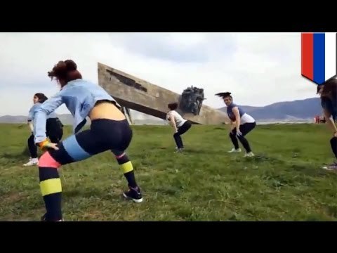 Jóvenes rusas arrestadas por hacer “Twerking” frente a un monumento de la segunda guerra mundial