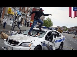 Download Video: Manifestaciones, saqueos y toque de queda en Baltimore después del funeral de Freddie Gray