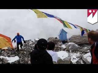 Video muestra avalancha en el Monte Everest después del terremoto que sacudió a Nepal