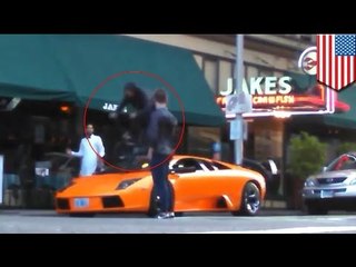 Ciclista de BMX en problemas luego de dañar un Lamborghini y publicar el resultado en Instagram