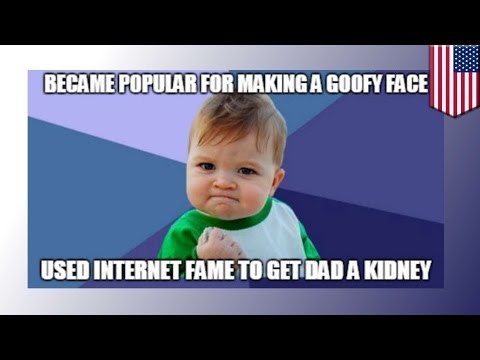 Padre de famoso bebe usado como meme busca ayuda para encontrar donante de riñón