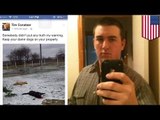 Bombero le dispara a dos perros y luego publica las desagradables fotos en Facebook