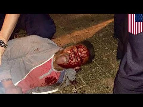 Policía golpea brutalmente a universitario por supuestamente entregarles una identificación falsa