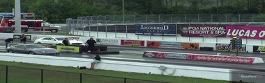 Turbo Supra Crash vs. 2012 RENNtech Mercedes CLS63 AMG - Drag Race Video - Road Test TV