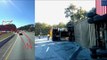 Big rig accidents: Stupid highway design, ramp causes trucks to overturn - TomoNews