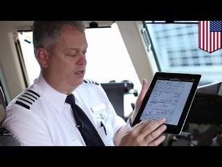 Descargar video: American Airlines: iPad app glitch causes devices to power down, delays dozens of flights