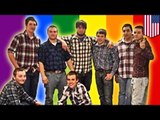 Anti-Gay protesters wear fabulous flannel blouses to protest GLSEN Day of Silence
