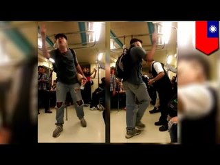 Crazy American rants on Taipei metro train, tells Taiwanese: 'you're all pieces of sh*t!'