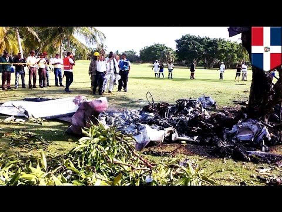 Dominican Republic Plane Crash: Seven dead after light aircraft crashes onto golf course