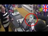 Robbery gone wrong as knife-wielding man finds store clerk is his ex-girlfriend’s mom