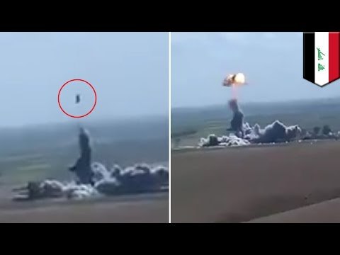 ISIS suicide bomber fail: video shows artillery strike hitting ISIS militant’s bomb-strapped car