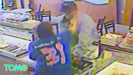 الموظفة باسكين روبينز تضرب لصاً مسلحاً مستخدمةً نكهة العدالة الخاصة بها