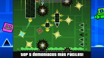 TOP 5 NIVELES DEMONÍACOS MÁS FÁCILES DE GEOMETRY DASH! - Bycraftxx