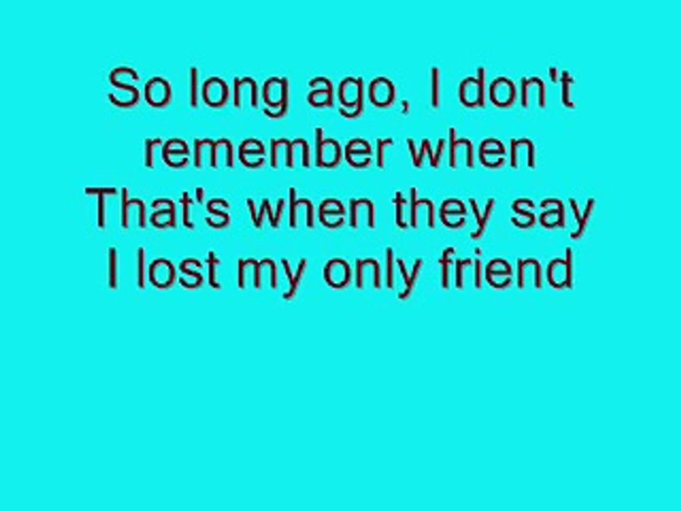 One Headlight by The Wallflowers (Lyrics) video Dailymotion