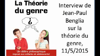 Interview de Jean-Paul Benglia sur la théorie du genre