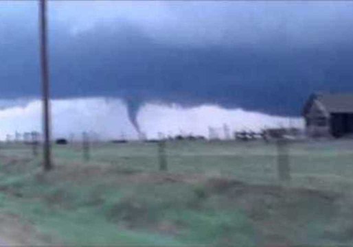 Tornado on the Move in Gove County, Kansas