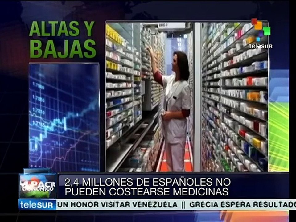2,4 millones de españoles aseguran no poder pagar sus medicamentos