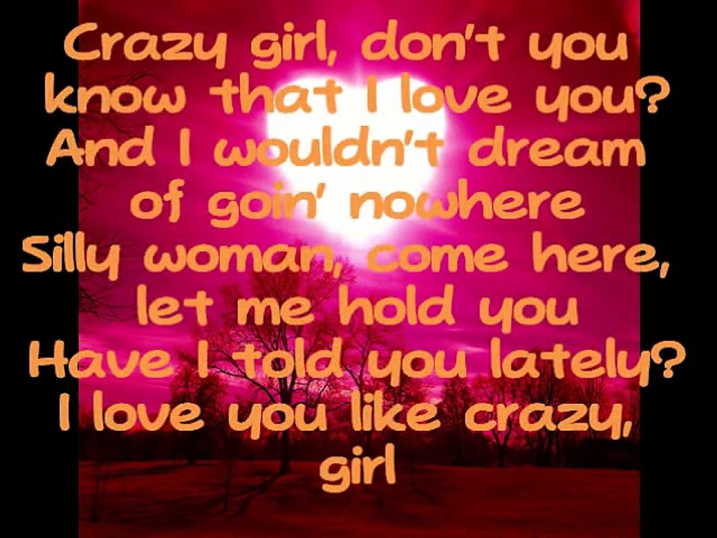Crazy Girl Lyrics