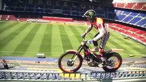Repsol: The most spectacular training for Toni Bou at the Camp Nou